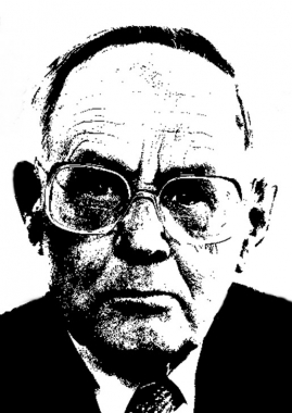 Karl Rahner Monochrome representation