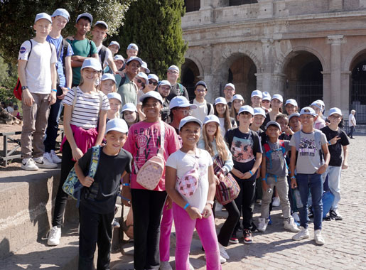 Gruppenfoto vor dem Kolosseum2